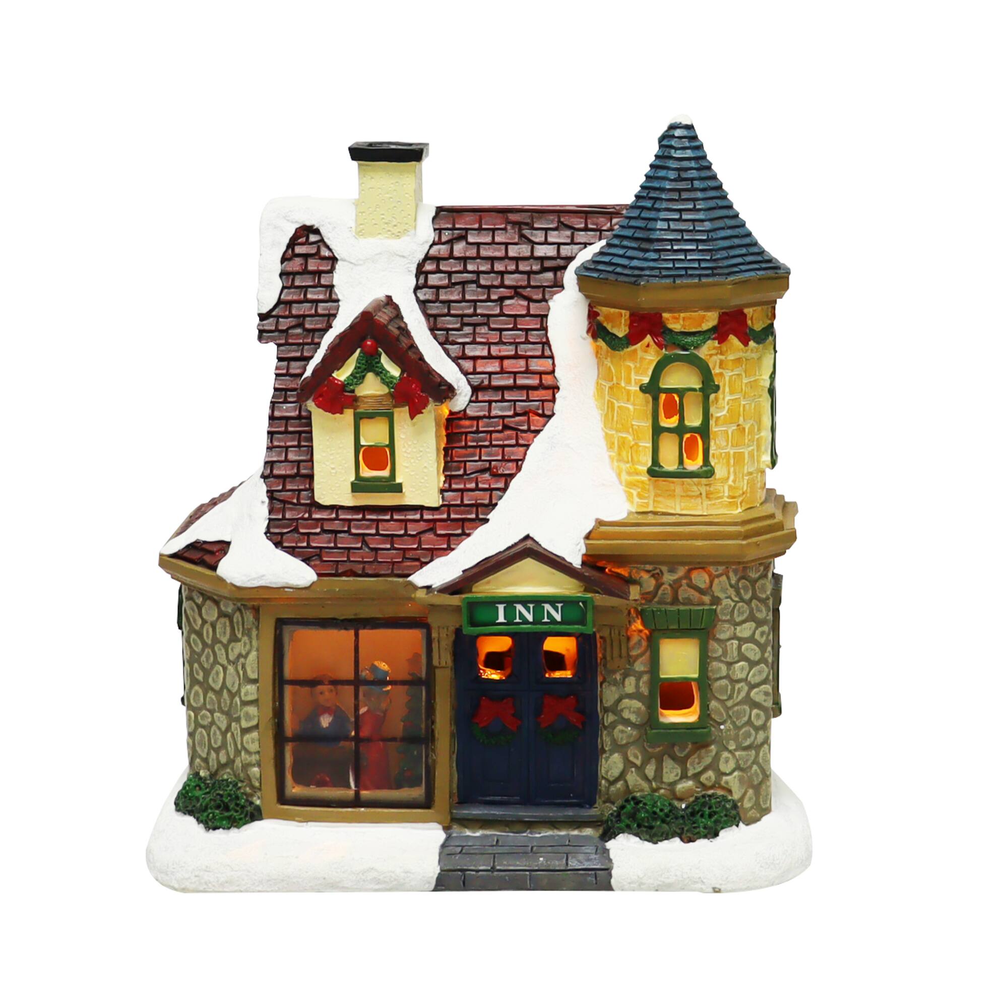 Moments in Time Christmas Village Tabletop Décor Set